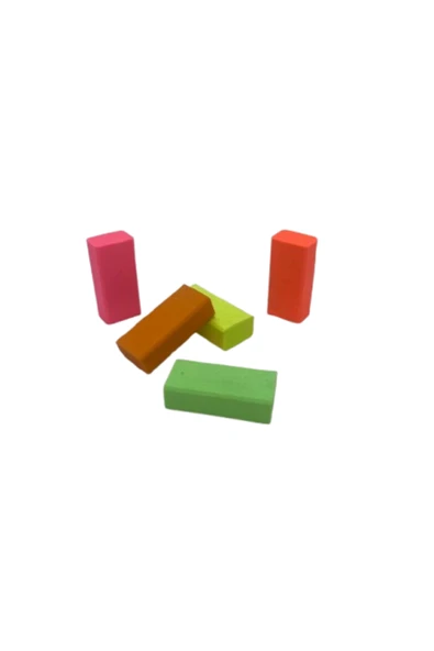 Ark Dikdörtgen Silgi Neon 10’lu - Resim 2