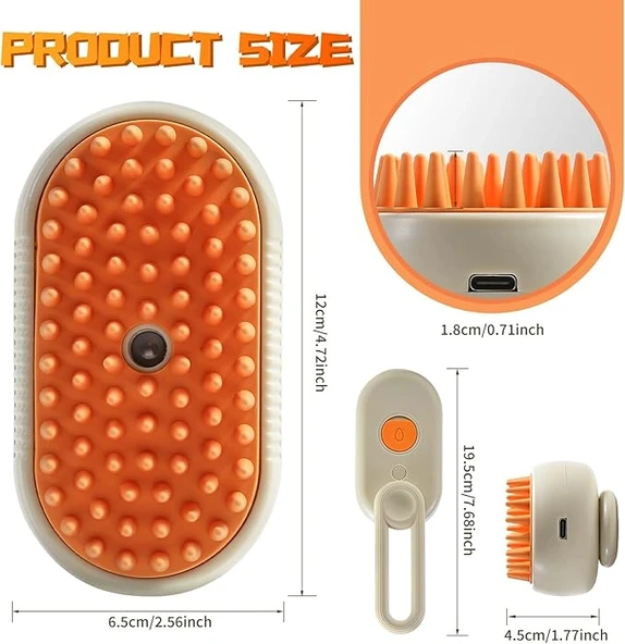 Kedi Köpek Buharlı Pet Tarağı - Resim 2