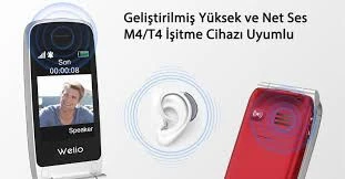 TEKNO POWER WELİO T300 KAPAKLI KAMERALI TUŞLU TELEFON ürün görseli 1