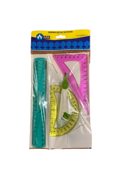 Ark Geometri Matematik Çizim Seti 2 Adet ürün görseli
