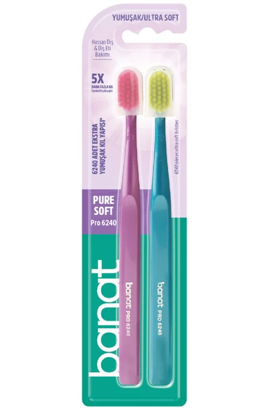 Banat Pro 6240 2'li Diş Fırçası ürün görseli