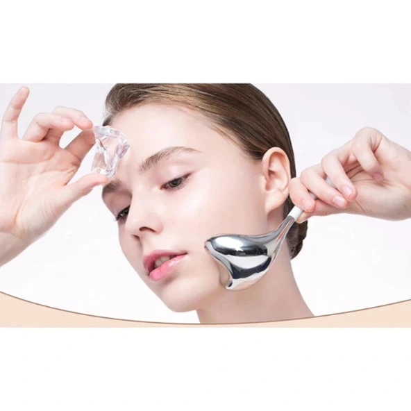 Soğutma Başlıklı Yüz Masaj Aleti - Resim 4