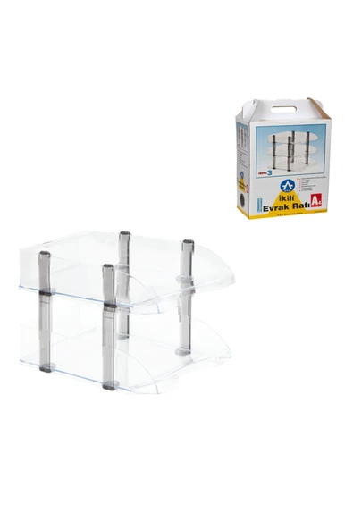 Ark Masaüstü Evrak Rafı 2'li ürün görseli