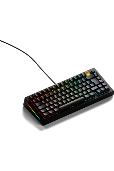 Glorious GMMK3 75% Hall Effect RGB Kablolu Mekanik Modüler TR Gaming Klavye – Siyah - Resim 2