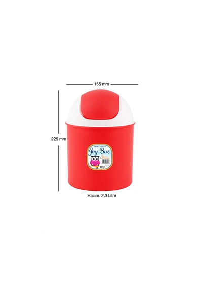 Ark Plastik Kapaklı Çöp Kovası ürün görseli