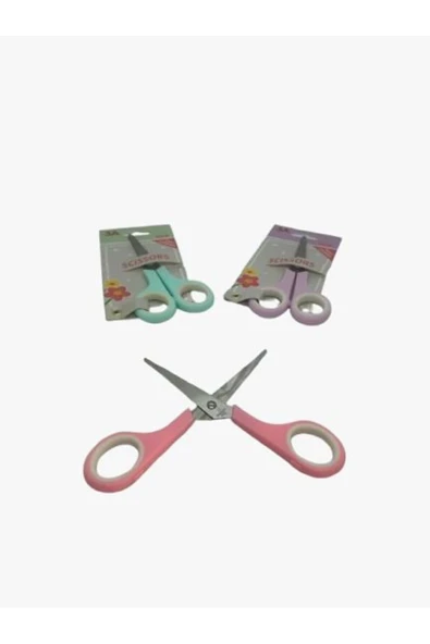 3A Pastel Renkli Makas 7,5 inch (19 cm) - Resim 2