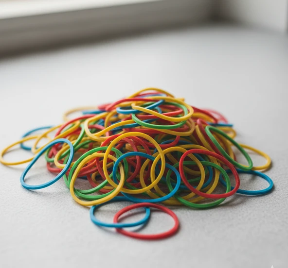 Ark Ambalaj Lastiği Renkli 65 gr 2 Adet - Resim 2