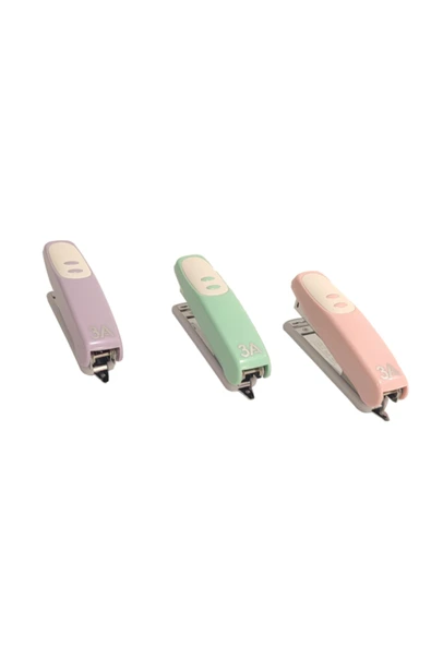 3A Pastel Renkli Zımba Makinesi ürün görseli