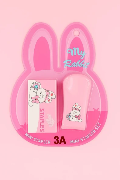 Ark Pastel Renkli Mini Zımba - Resim 3