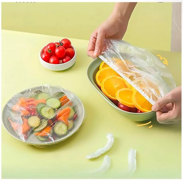 Lastikli Tencere Ve Tabak Bonesi 100 Adet (24cm) ürün görseli