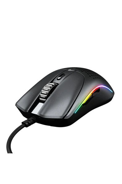 Glorious Model O 2 Mini Kablolu RGB UltraLight Gaming Mouse 26K DPI 49g – Mat Siyah - Resim 7