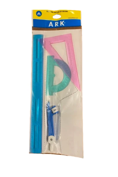 Ark Geometri Çizim Seti 4 Parça 2 Adet - Resim 3