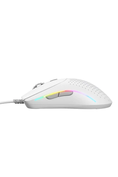 Glorious Model O 2 Mini Kablolu RGB UltraLight Gaming Mouse 26K DPI 49g – Mat Beyaz - Resim 4