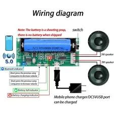 Gözeler PAM8403 XH-A153 2x5W Bluetooth Amfi Modülü - Resim 3