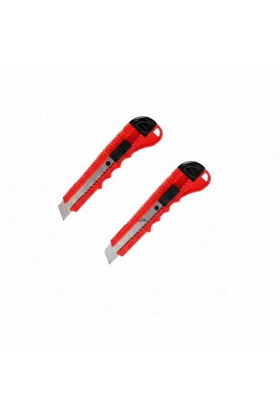 Ark Standart Maket Bıçağı 18 mm Kırmızı Renk 4 Adet - Resim 2