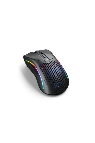 Glorious Model D 2 Kablosuz RGB Ergonomik Gaming Mouse 26K DPI 66 g – Mat Siyah - Resim 5
