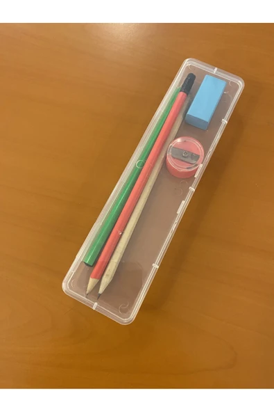 Ark Plastik Kalem Kutusu Şeffaf ürün görseli