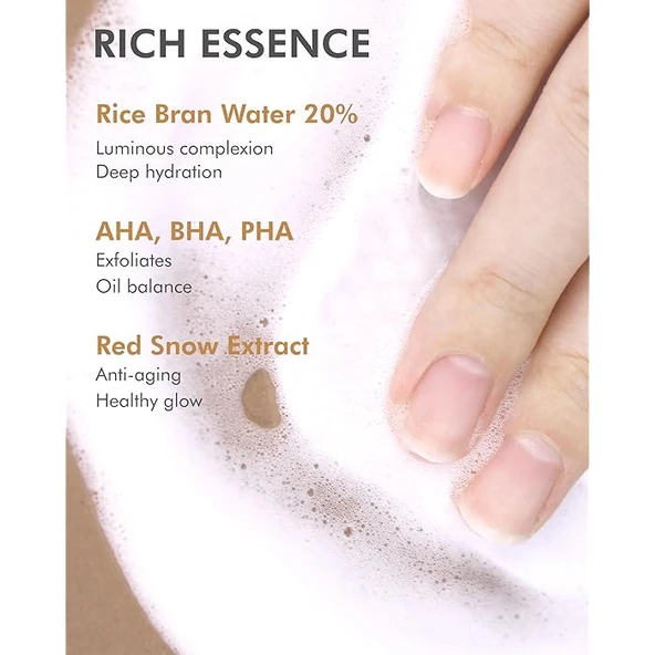 DERMAL Rice Bubble Temizleme Pedi Makyaj Temizleyici Peeling Etkili ve Nemlendirici Temizleme Pedi - Resim 4