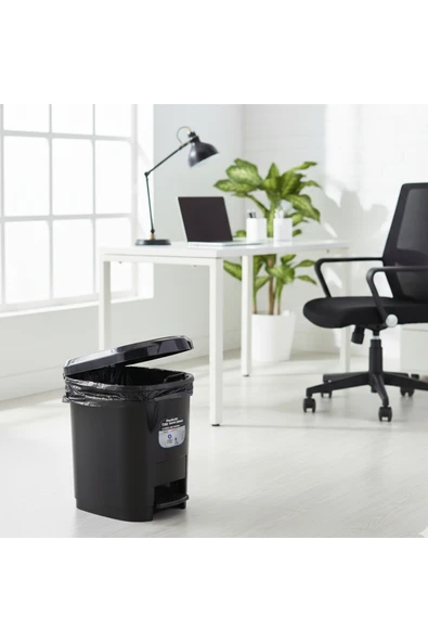 Ark Pedallı Plastik 20 Lt Çöp Kutusu ürün görseli