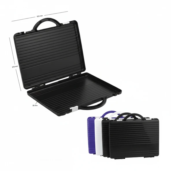 Ark Proje Çizim Evrak Dosya Çantası Siyah - Resim 2