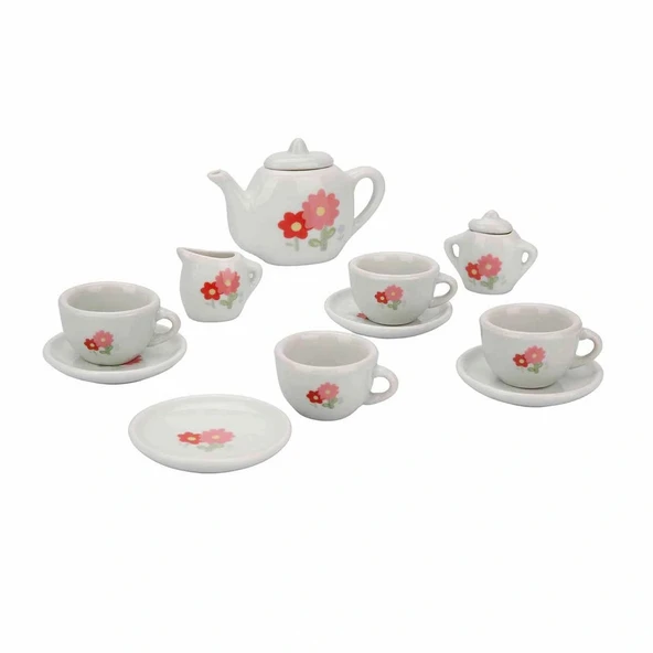 1501 Porselen Çay Seti 13 Parça -Sunman - Resim 6