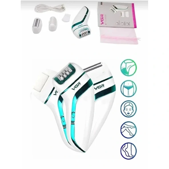 Profesyonel 3 Başlıklı Epilasyon Aleti - Resim 3