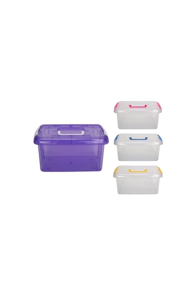 Ark Çok Amaçlı Saklama Kabı (6 lt) Şeffaf ürün görseli