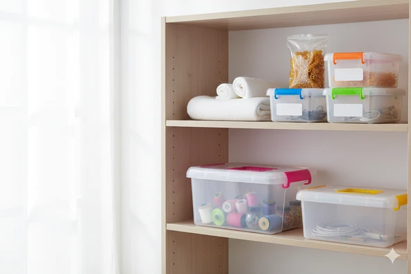 Ark Çok Amaçlı Saklama Kabı (6 lt) Şeffaf ürün görseli 1