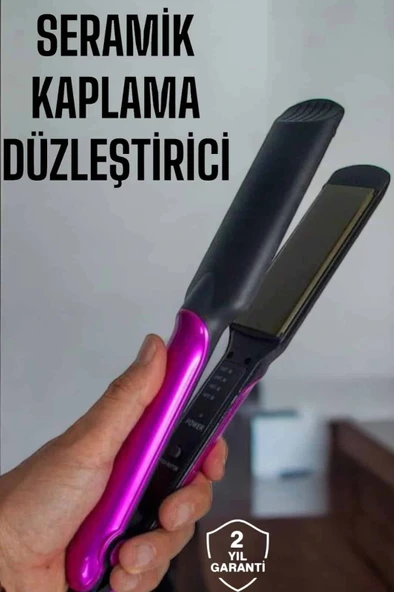 Seramik Kaplama Isı Ayarlı Yıpranma Karşıtı Saç Düzleştirici ürün görseli