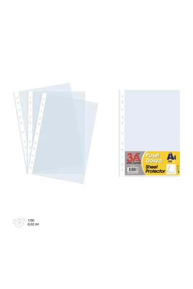 3A Poşet Dosya (100’lü Paket) ürün görseli
