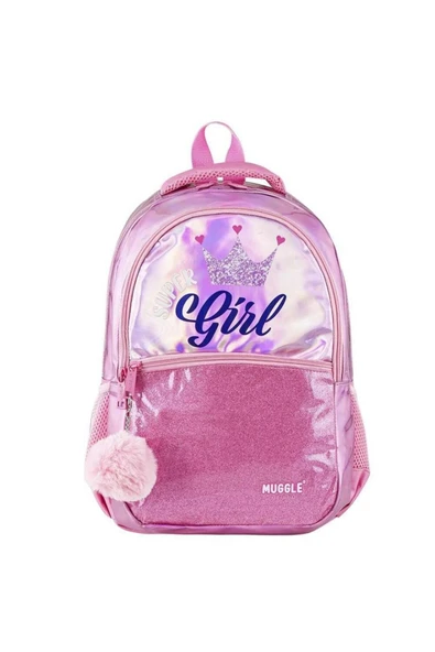 Mikro MİKRO MUGGLE SUPER GIRL KOLEKSİYONU İLKOKUL ÇANTASI MU-9039 ürün görseli
