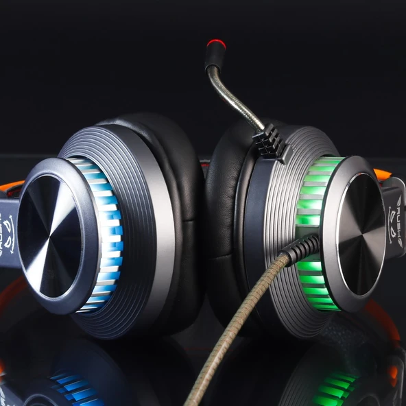 Rush RHX52 Magic USB 7.1 Surround RGB Oyuncu Kulaklığı - Resim 2