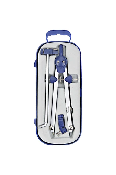 Brons Ortadan Ayarlanabilir Uzatma Ayaklı Metal Pergel Karışık Renk BR-586 ürün görseli