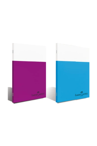 Faber Castell Faber-Castell Plastik Kapak Kareli Smart Dikişli Defter 40 Yaprak Karışık Renklerde A4 5075000164 ürün görseli