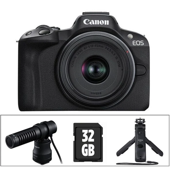 Canon EOS R50 Content Creator Kit ürün görseli