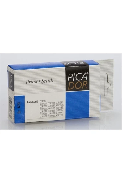 Picador Pıcador Yazıcı Şeridi Panasonıc Kx-p 115 Gr 670 ürün görseli