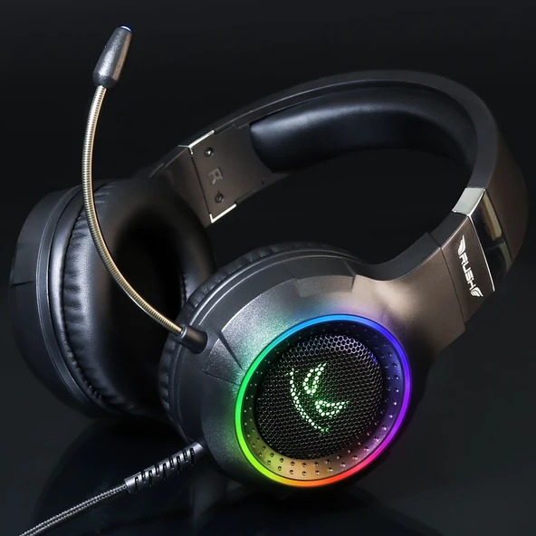 Rush Ace Rhx55 7.1 Surround Titreşimli Rgb Modlu Mikrofonlu Oyuncu Gaming Kulaklık ürün görseli 1