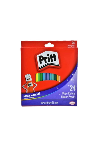 Pritt Kuru Boya Karton Kutu Tam Boy 24 Renk 1221351 ürün görseli