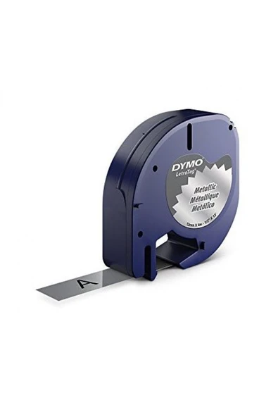 Dymo Letratag 59429 Şerit Plastik Metalik 12 Mm * 4 Mt Gri ürün görseli