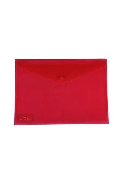 Faber Castell Kırmızı Şeffaf Çıtçıtlı Dosya (1 Adet) - DS-251 ürün görseli