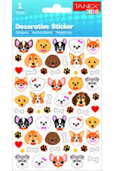 Tanex Minik Köpekler Serisi Etiketi TNX-25044 - Resim 2