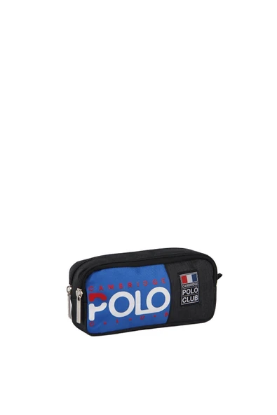 Cambridge Polo Club Okul Normcore Unisex Çift Bölme Kalemlik / Kalem Çantası - Resim 2