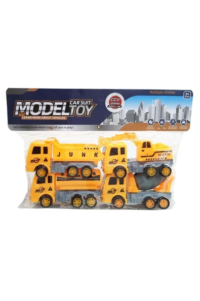 Samatlı Oyuncak İnşaat Araçları Seti D026W ürün görseli