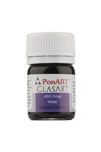 Ponart Glasart 20 Ml. Violet 450 Vitray Boyası ürün görseli