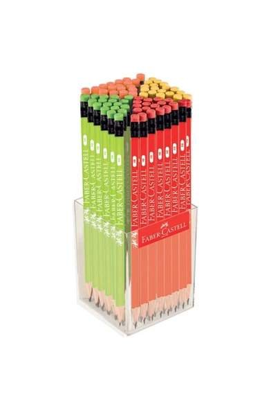 Faber Castell Şövale Silgili Kurşun Kalem Canlı Hb - Tekli ürün görseli