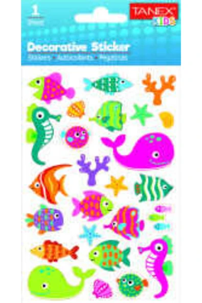 Tanex Deniz Hayvanları Serisi Etiketi TNX-25048 - Resim 2