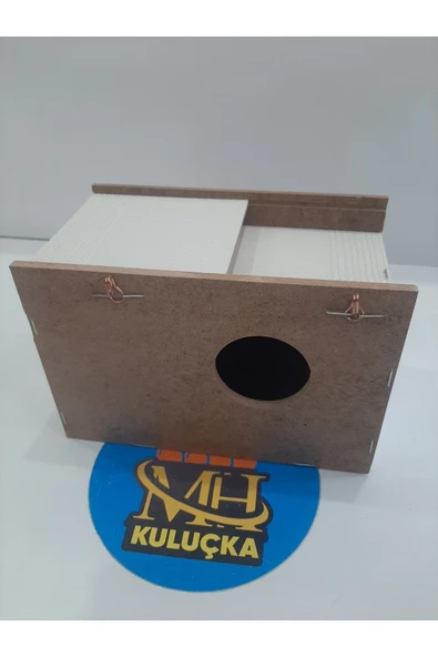 Mh Muhabbet Kuşu Için Ahşap Yuvalık ürün görseli 1