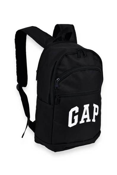 GAP Siyah Erkek Çocuk Sırt Çantası 12875-GAP ÇİFT BÖLME SIRT ÇANTASI - Resim 3