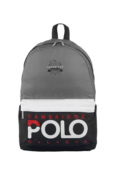 Cambridge Polo Club Preppy Tek Ana Bölmeli Unisex Sırt Çantası 2024 ürün görseli