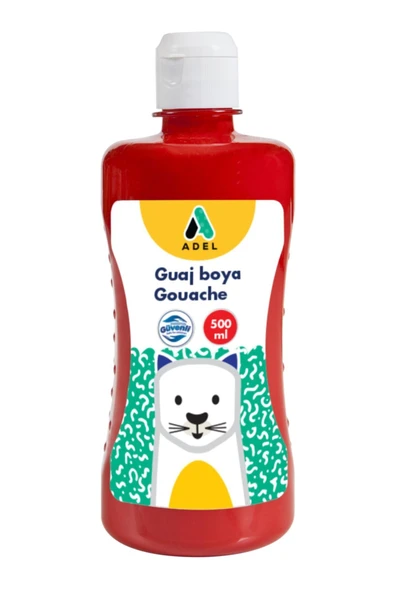 Adel Guaj Boya 500 ml Kırmızı ürün görseli
